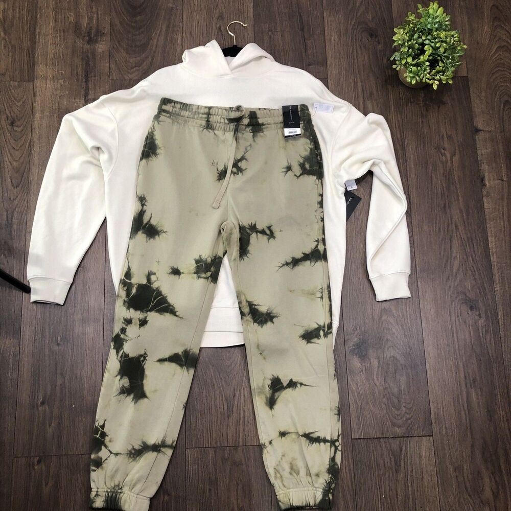 Men's Women’s AutumnWinter PatternCasual Two-PieceSet HoodedSweatshirt Pants Set - Picture 10 of 16